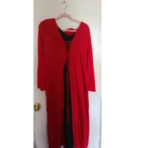 Hooded Robe dress